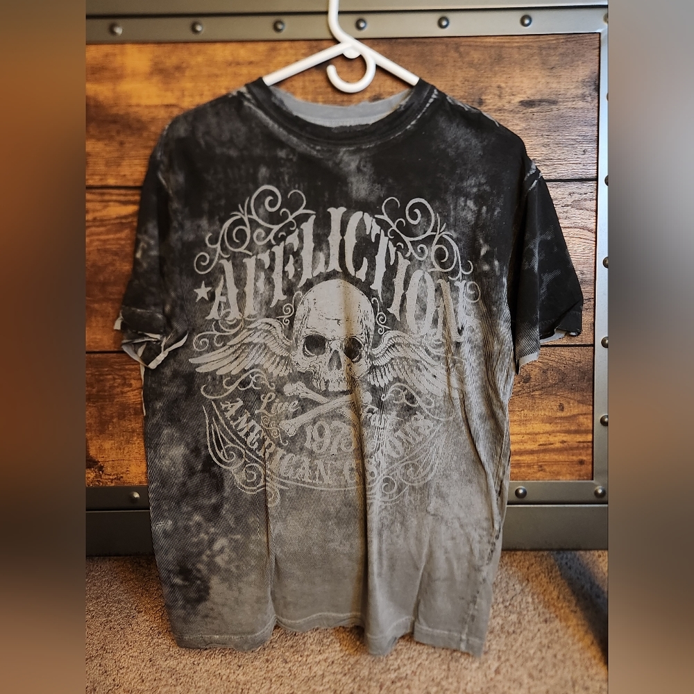 Mens Affliction Medium New Tshirt